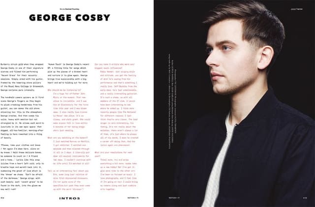 Interview - George Cosby — Notion Magazine