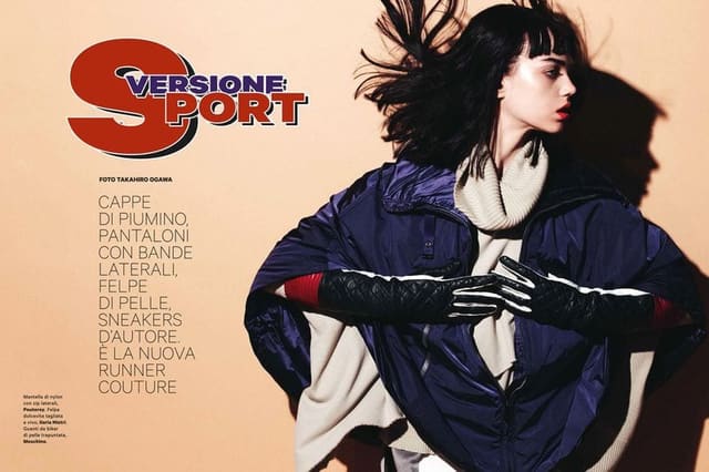SPORT VERSIONE with model Jenna Earle — Amica