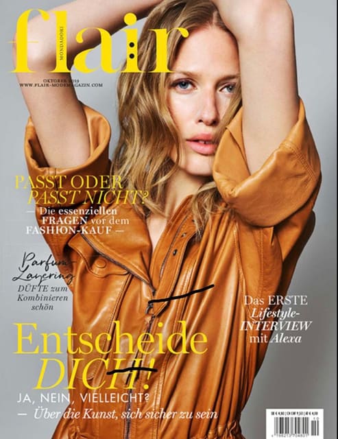 Flair Germany October 2019 Cover — Flair Germany
