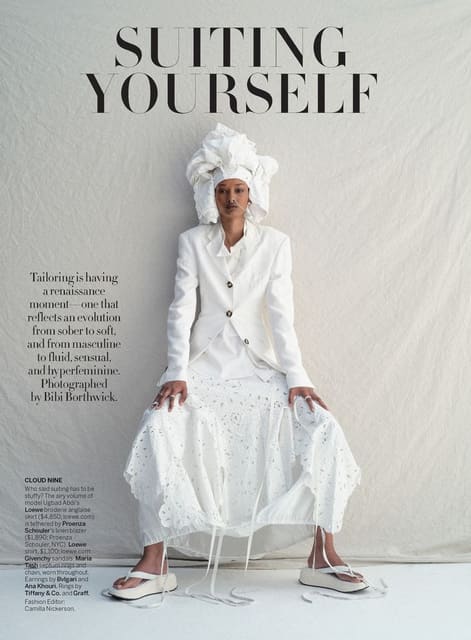 Suiting Yourself — American Vogue