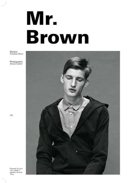 Mr. Brown by Roman Goebel — Spray Magazine