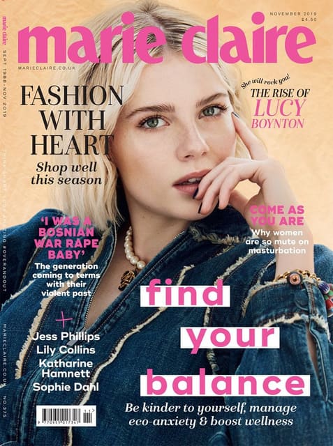 Marie Claire UK November 2019 Cover — Marie Claire UK