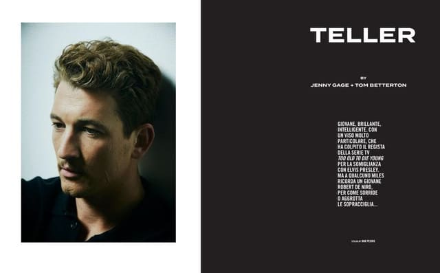 TELLER — ICON Magazine Italy