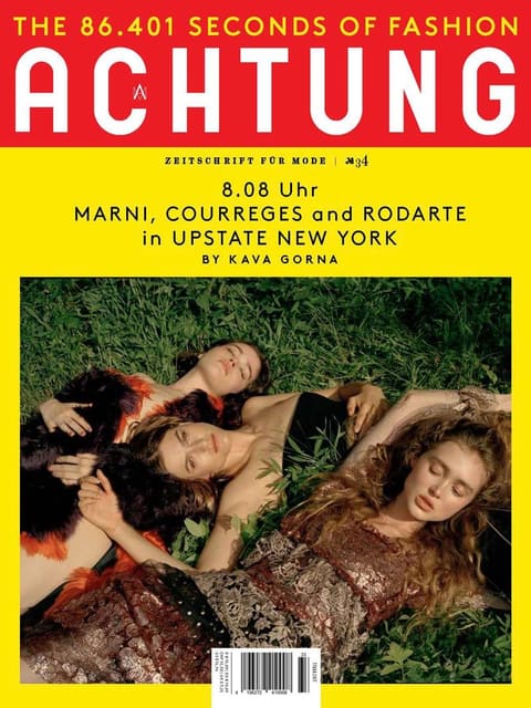 Achtung Mode 34 FW17 Cover — Achtung Magazine