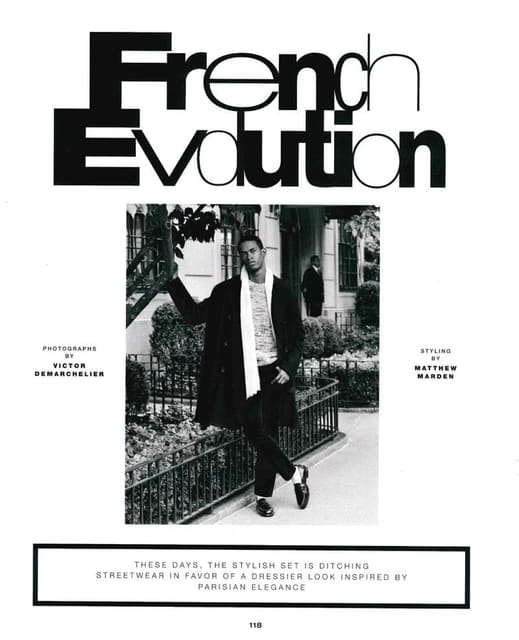 French Evolution — Esquire The Big Black Book