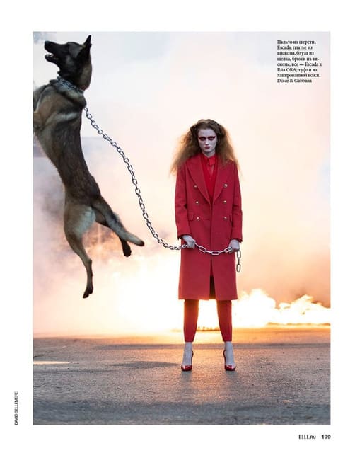 The Flaming Motor — Elle Russia