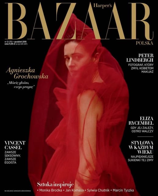 Harper's Bazaar Poland December 2019 Cover — Harper's Bazaar Poland