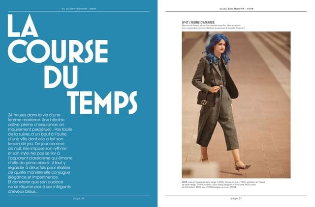 La course du temps — Le Bon Marché