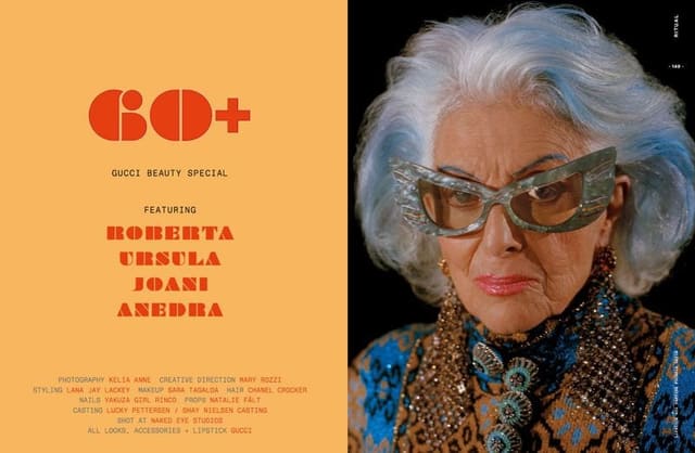 Gucci Beauty: Beauty Over 60 — The September Issues
