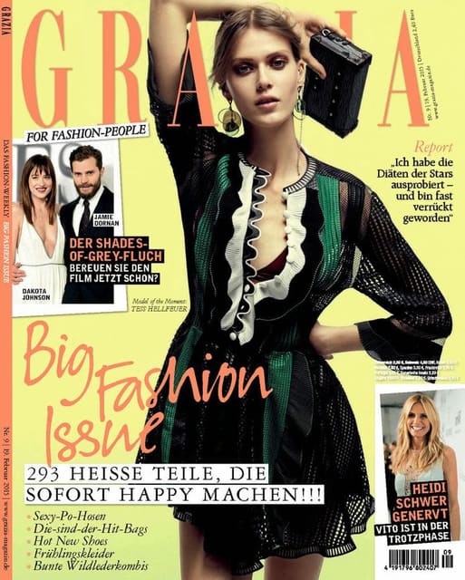 Grazia Germany February 2015 Cover — Grazia Germany