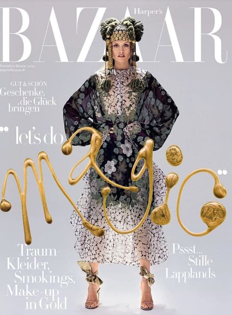 Harper's Bazaar Germany Dec/Jan 2019 Cov... — Harper's Bazaar Germany