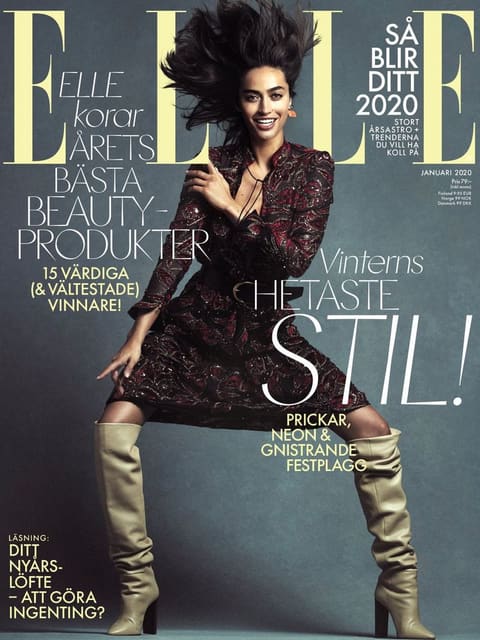 Elle Sweden January 2020 Cover — Elle Sweden