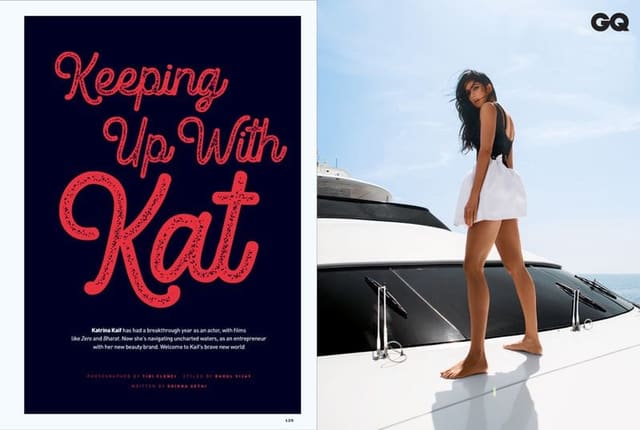Keeping up with Kat - KATRINA KAIF — GQ India