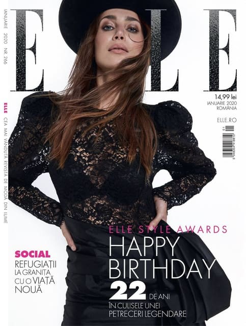 ELLE Romania January 2020 Covers: Sabina... — Elle Romania