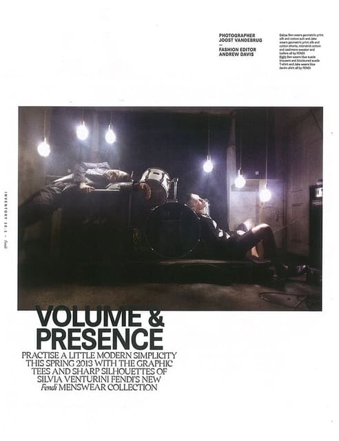Volume & Presence — Wonderland Magazine