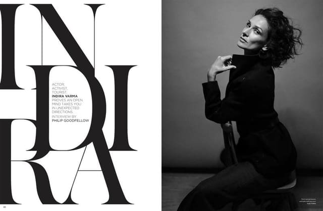 Indira Varma by Etienne Gilfillan — Wylde Magazine