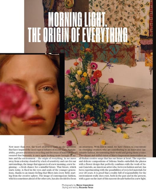 Morning Light, The origin of everything — Vogue Italia