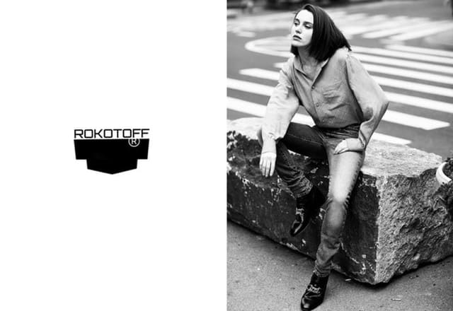 Rokotoff® 'Leest Street' S/S 2020 model Mary Leest makeup Hiroto Yamauchi — Rokotoff