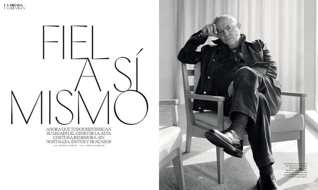 Fiel a si Mismo: Christian Lacroix — S Moda for El Pais
