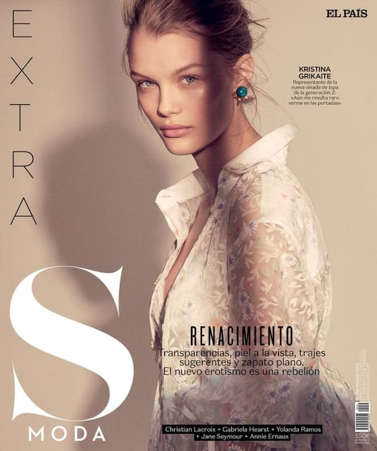 S Moda for El Pais March 2020 Cover — S Moda for El Pais