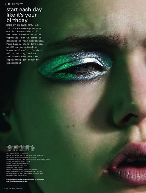 The wise up issue — i-D Magazine