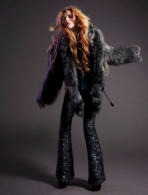 Janis Joplin (with model Maritza) — Grazia Italy