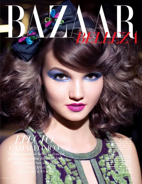 Effecto Camallonico with model Lidi Kotc... — Harper's Bazaar Mexico