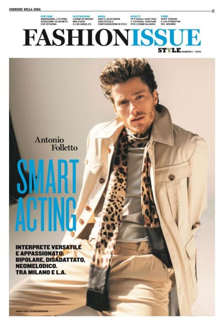 FASHION ISSUE March 2020 Cover — Style Magazine Italy