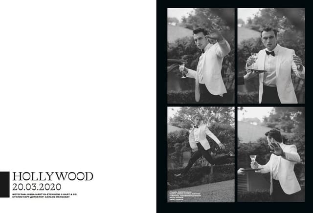 Hollywood by Ivana Martyn-Zyznikow — L'Officiel Hommes Ukraine