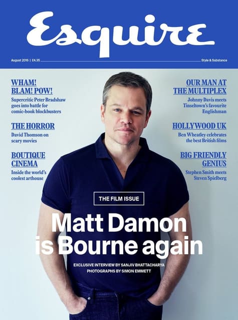 Esquire UK August 2016 Cover — Esquire UK
