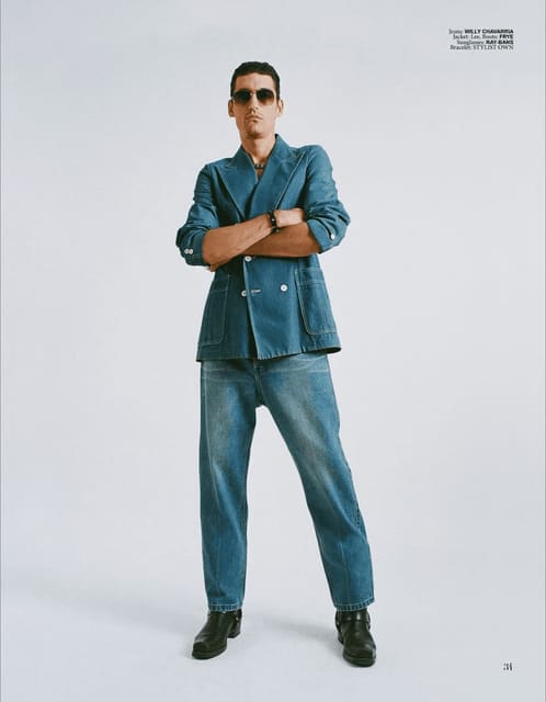 Denim Dichotomy for 26 Magazine