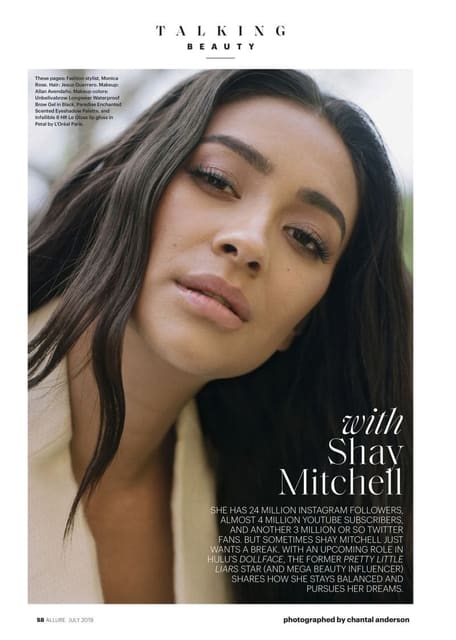 Talking Beauty with Shay Mitchell — Allure Magazine