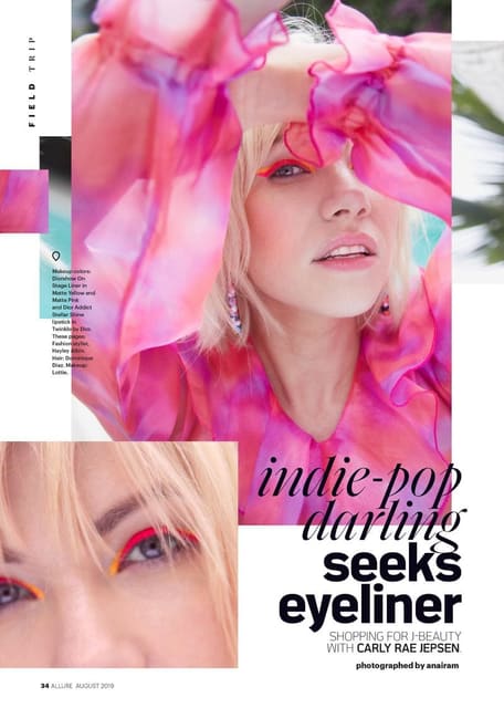 Indie Pop Darling Seeks Eyeliner — Allure Magazine