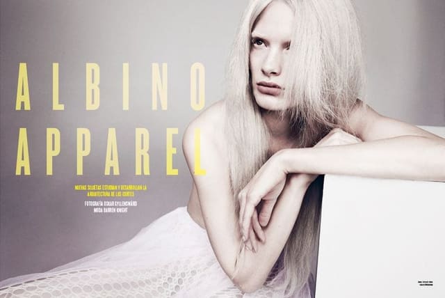Albino Apparel (Online Exclusive) by Oskar Gyllensward — Spanish V Magazine