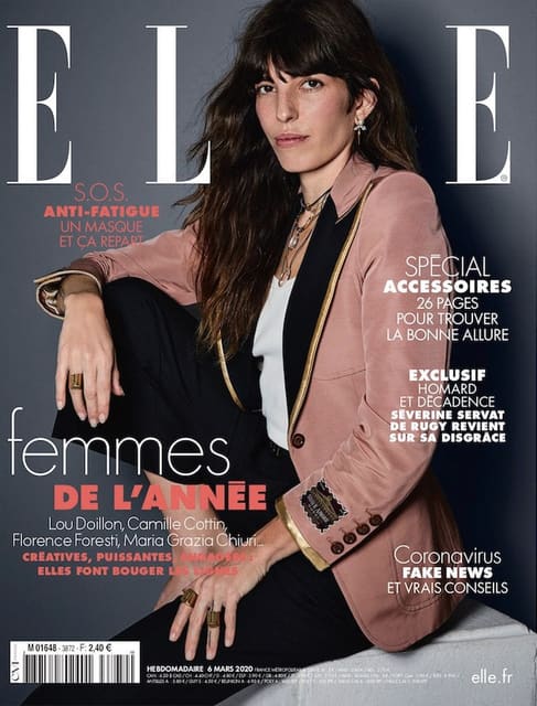 Elle France March 6, 2020 Cover — Elle France