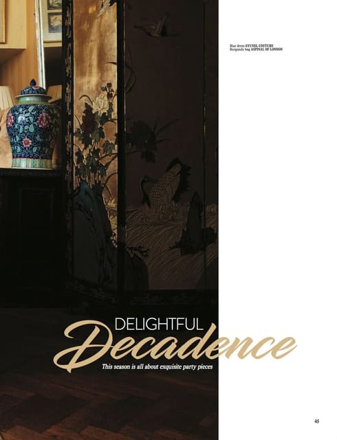Delightful decadence — L'Officiel Arabia