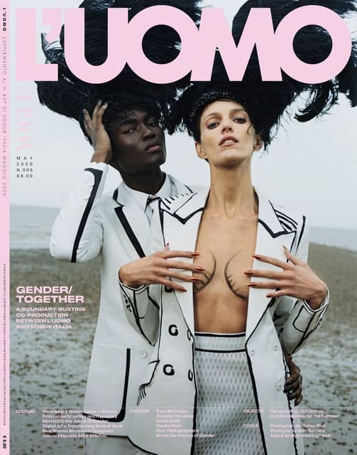 L'Uomo Vogue x Vogue Italia May 2020 Cov... — L'Uomo Vogue