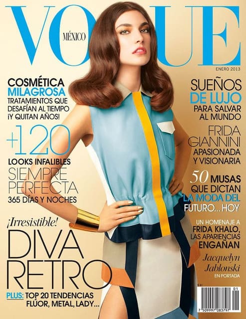 Vogue Mexico January 2013 Cover — Vogue Mexico