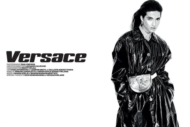 VERSACE — Black Magazine