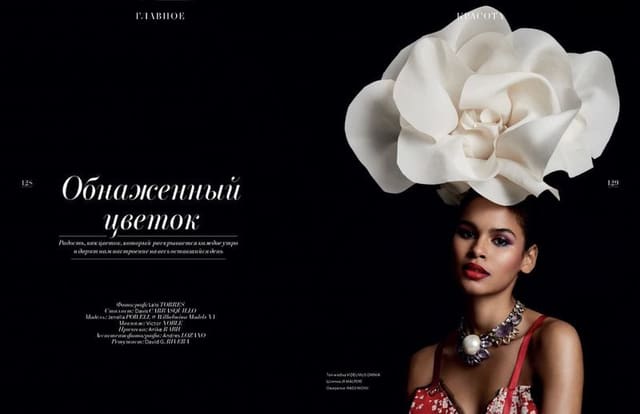 Nude Flower — L'Officiel Russia
