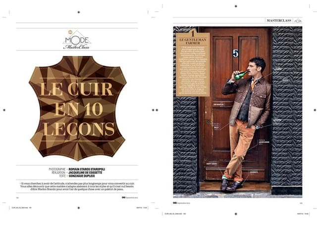 Le Cuir En 10 Lecons — GQ France