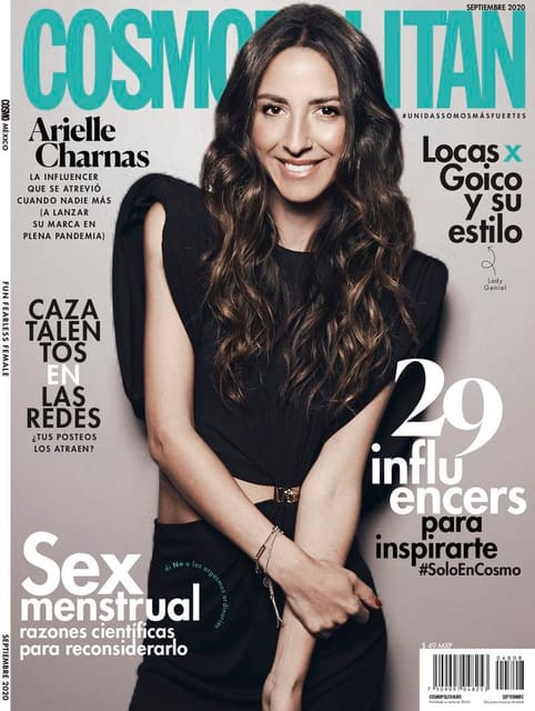 Cosmopolitan Mexico September 2020 Cover with Arielle Charnas — Cosmopolitan Mexico
