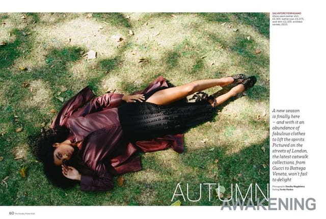 Autumn Awakening by Danika Magdelena — The Sunday Times Style Magazine UK