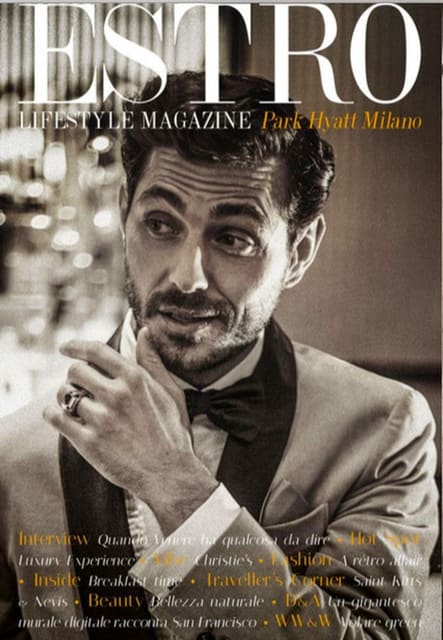 Estro Lifestyle Magazine Fall 2019 Cover