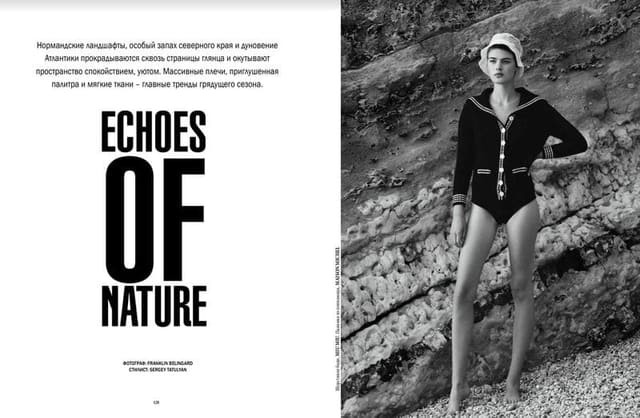 ECHOES OF NATURE — L'Officiel Ukraine