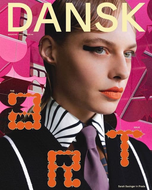 Dansk A/W 20 #44 The Art Issue Cover — Dansk