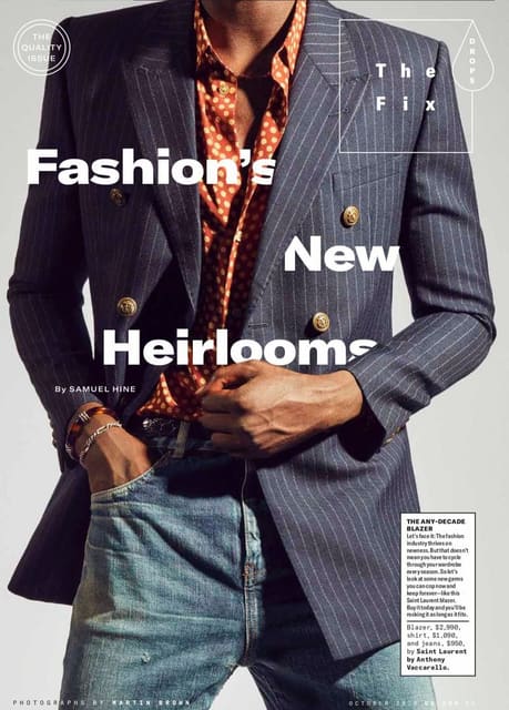 Fashion's New Heirlooms — GQ Magazine U.S.