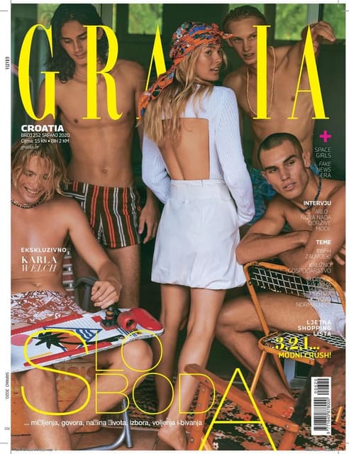 Grazia Croatia July 2020 Cover — Grazia Croatia