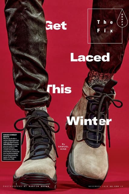 Get Laced This Winter — GQ Magazine U.S.