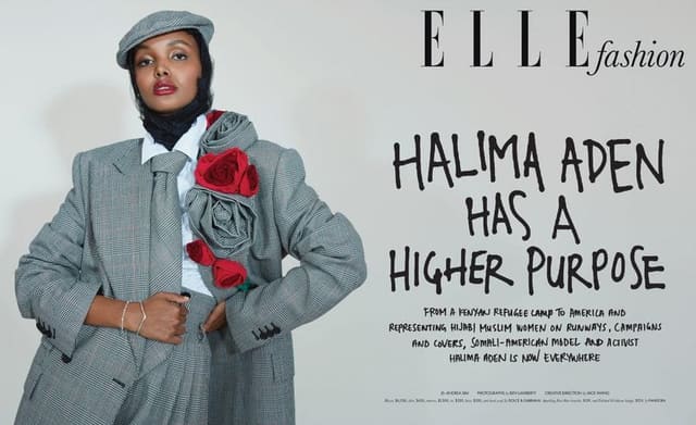 HALIMA ADEN HAS A HIGHER PURPOSE — Elle Singapore